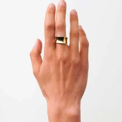 REFLECTION RING | FORGYLDT