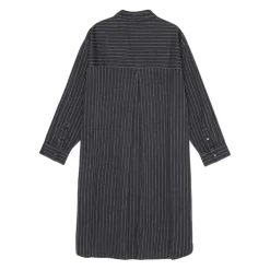 RELIEVE STRIBET SKJORTEKJOLE | MOONLESS/TAUPE