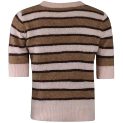 ROCCA STRIPE SWEATER | DUSTY BLUSH STRIPE