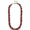 RODEO NECKLACE | DEEP BURGUNDY