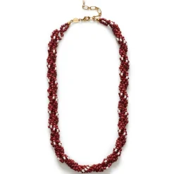 RODEO NECKLACE | DEEP BURGUNDY