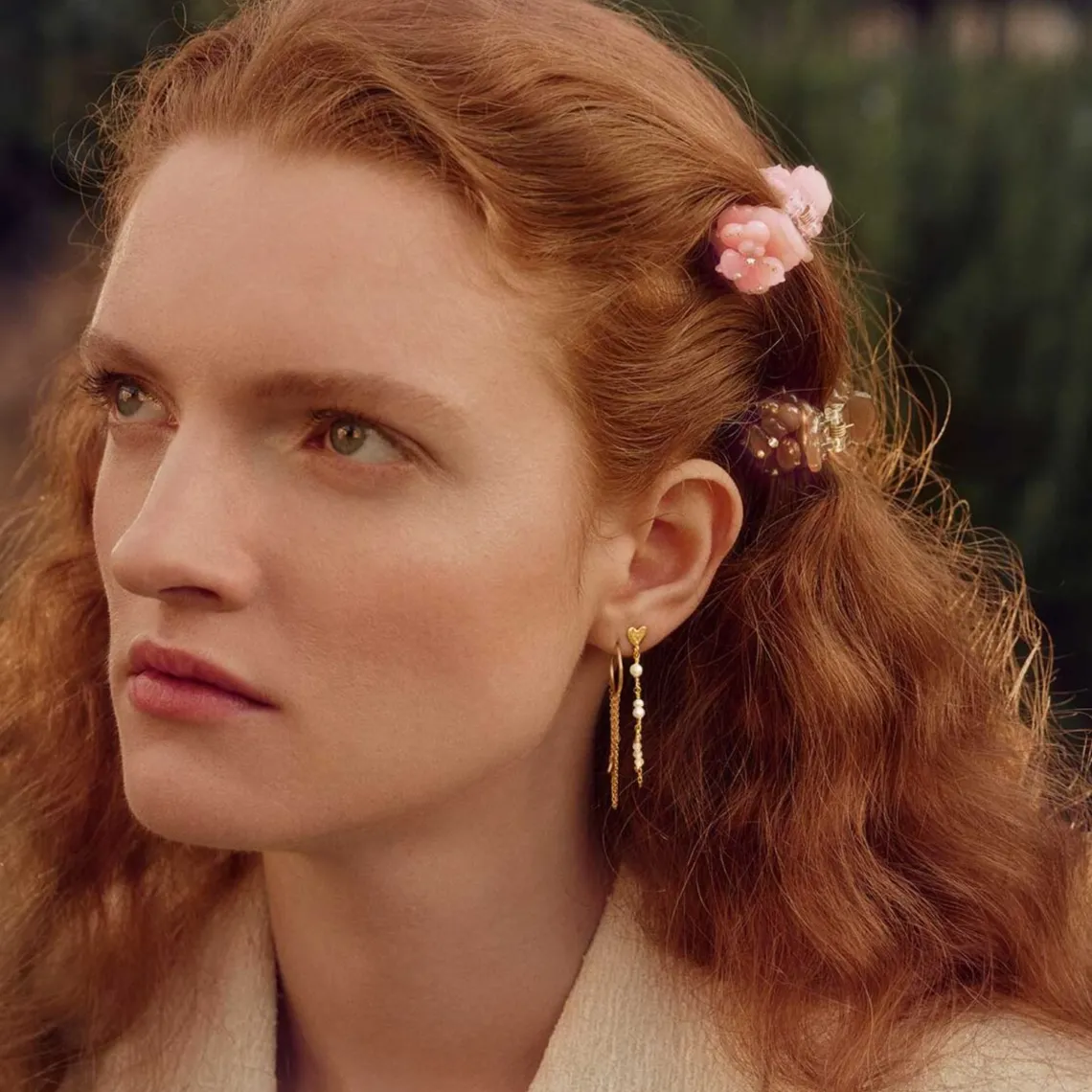 ROHI HÅRKLEMME - BLUSH