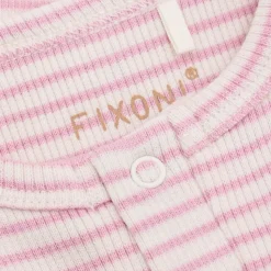 ROMPER LS RIB | BLEACHED MAUVE