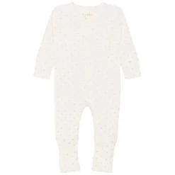 ROMPER LS RIB | GARDENIA