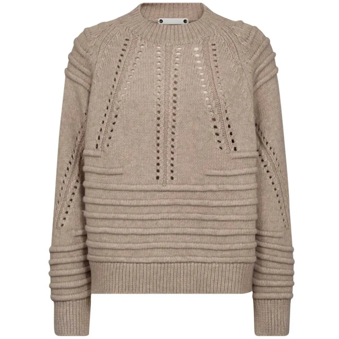ROWAN HOLE TURTLE KNIT | TAUPE