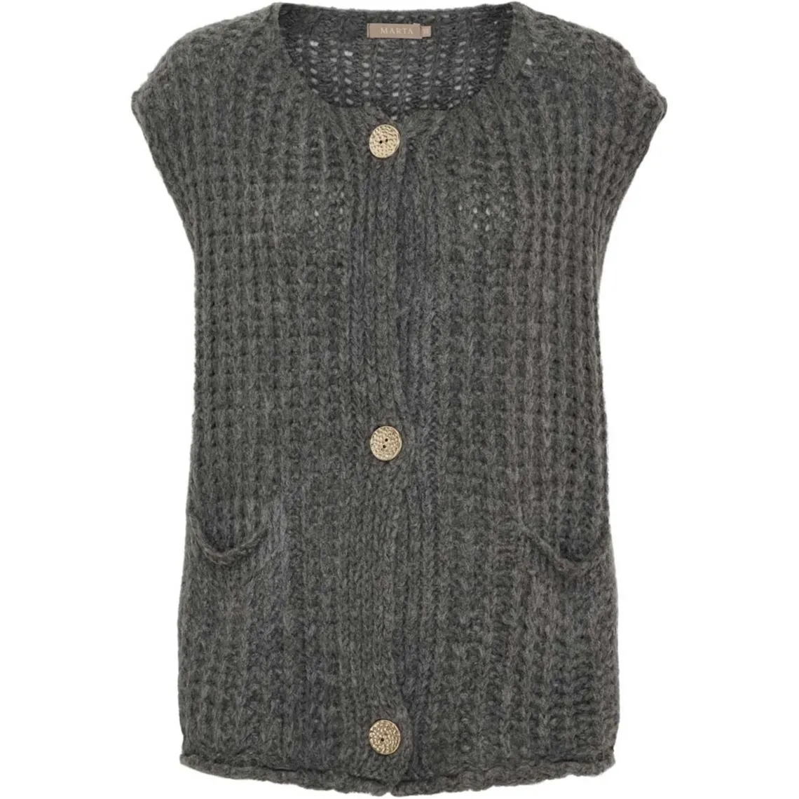 RUBY VEST | DARK GREY