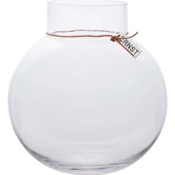 RUND GLASVASE 24X25 CM