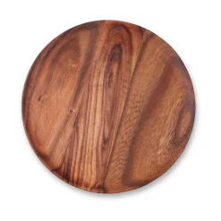 RUND SKÆRE/SERVERINGSBRÆT Ø25 | MØRKEBRUN