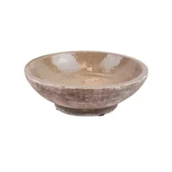 RUSTIC BOWL D23 CM | OLIVE GREEN
