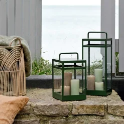 RUSTIC CANDLE 7X15 - 60 TIMER | SEAGRASS