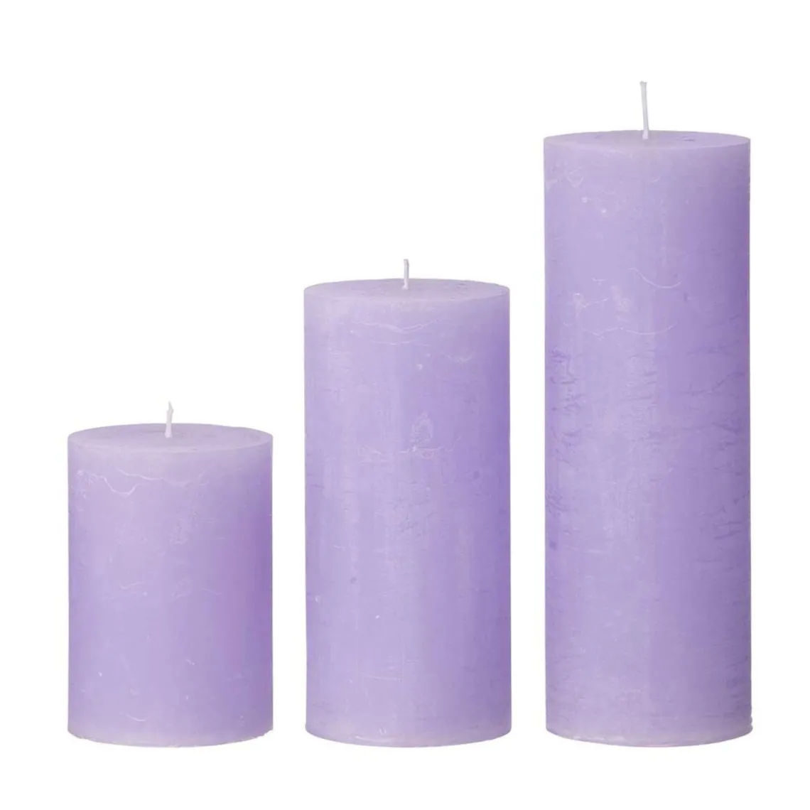 RUSTIC CANDLE 7X20 - 75 TIMER | VIOLET