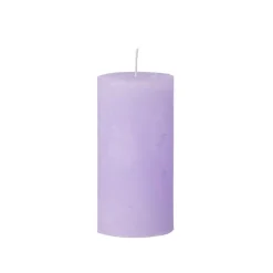 RUSTIC CANDLE 5X10 CM - 10 TIMER | VIOLET