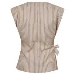SALVIE PLEAT TOP | BONE