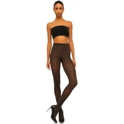 SATIN OPAQUE 50 TIGHTS | NEARLY BLACK