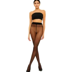 SATIN TOUCH 20 TIGHTS | BLACK