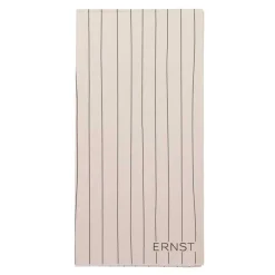 SERVIETTER 10X20 CM | NATUR/SORT STRIB