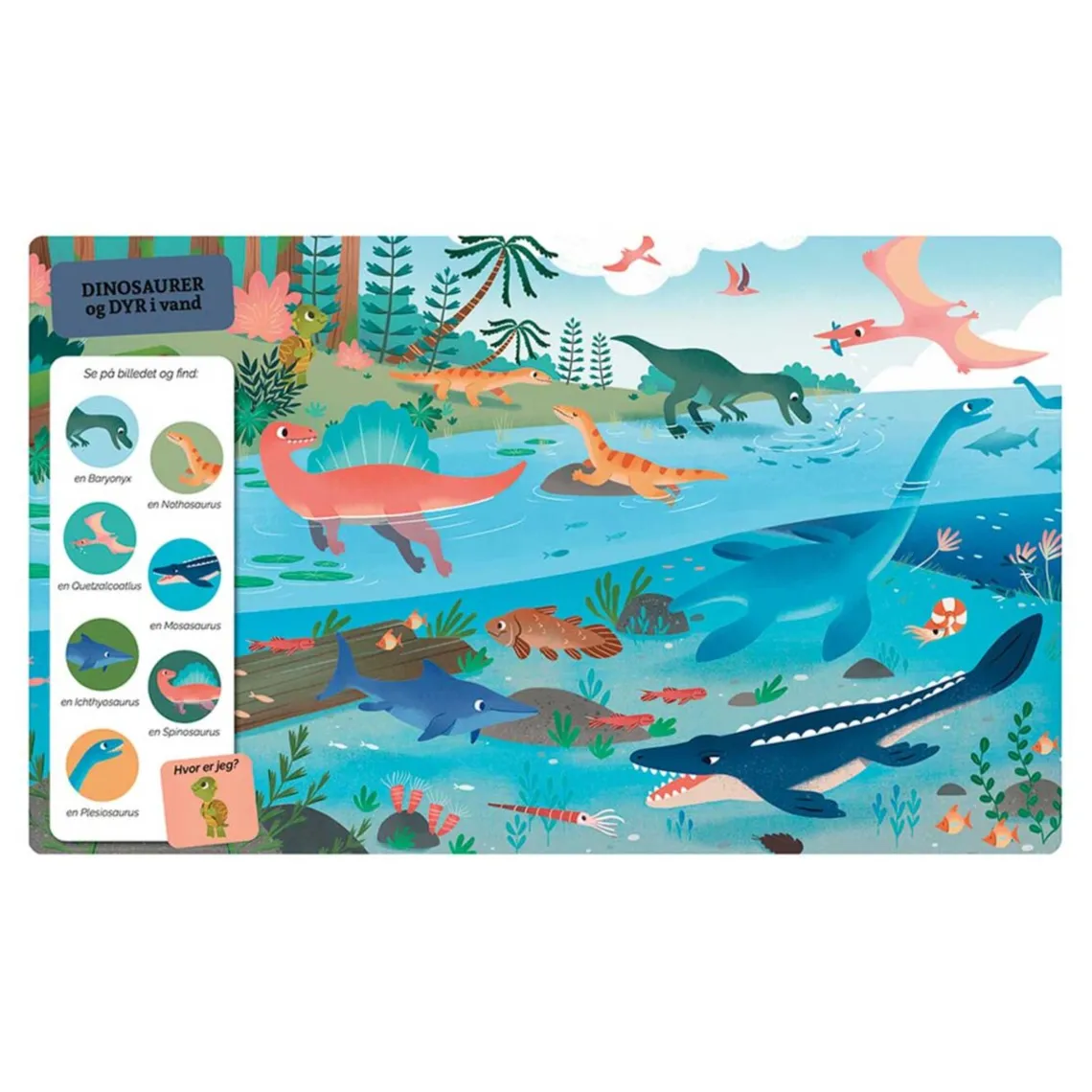 SØG OG FIND - DINOSAURER