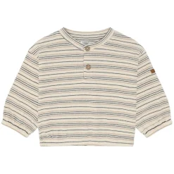 SIGURT FINE STRIPED KNIT | SNOW WHITE