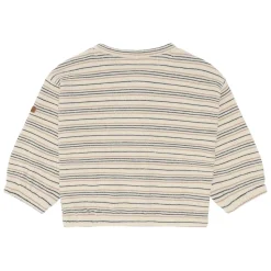 SIGURT FINE STRIPED KNIT | SNOW WHITE
