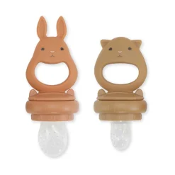SILICONE FRUIT FEEDING SUT | ALMOND/TERRACOTTA