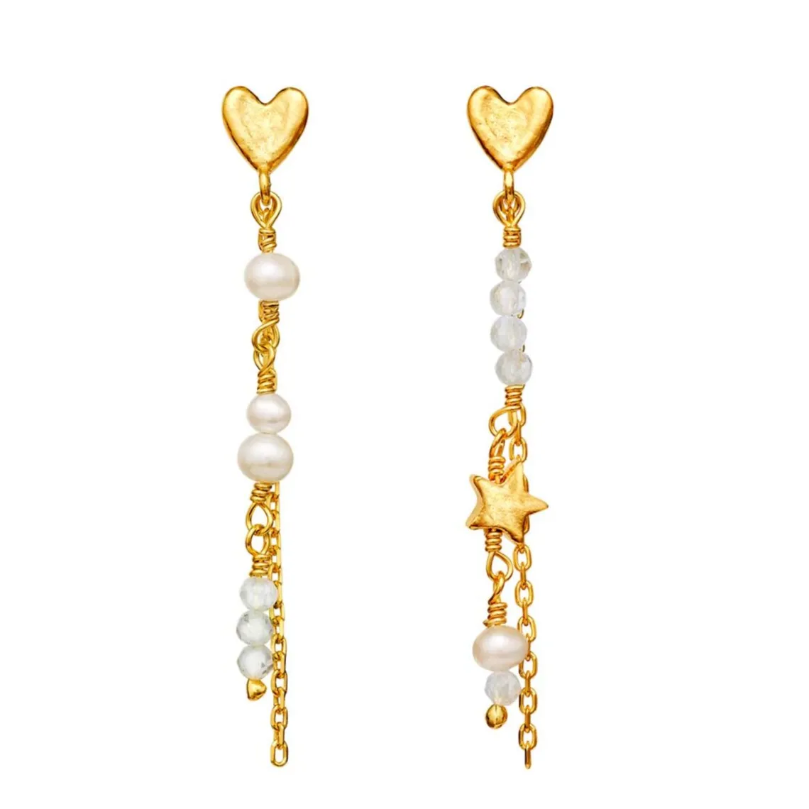 SILMA ØRERINGE | FORGYLDT