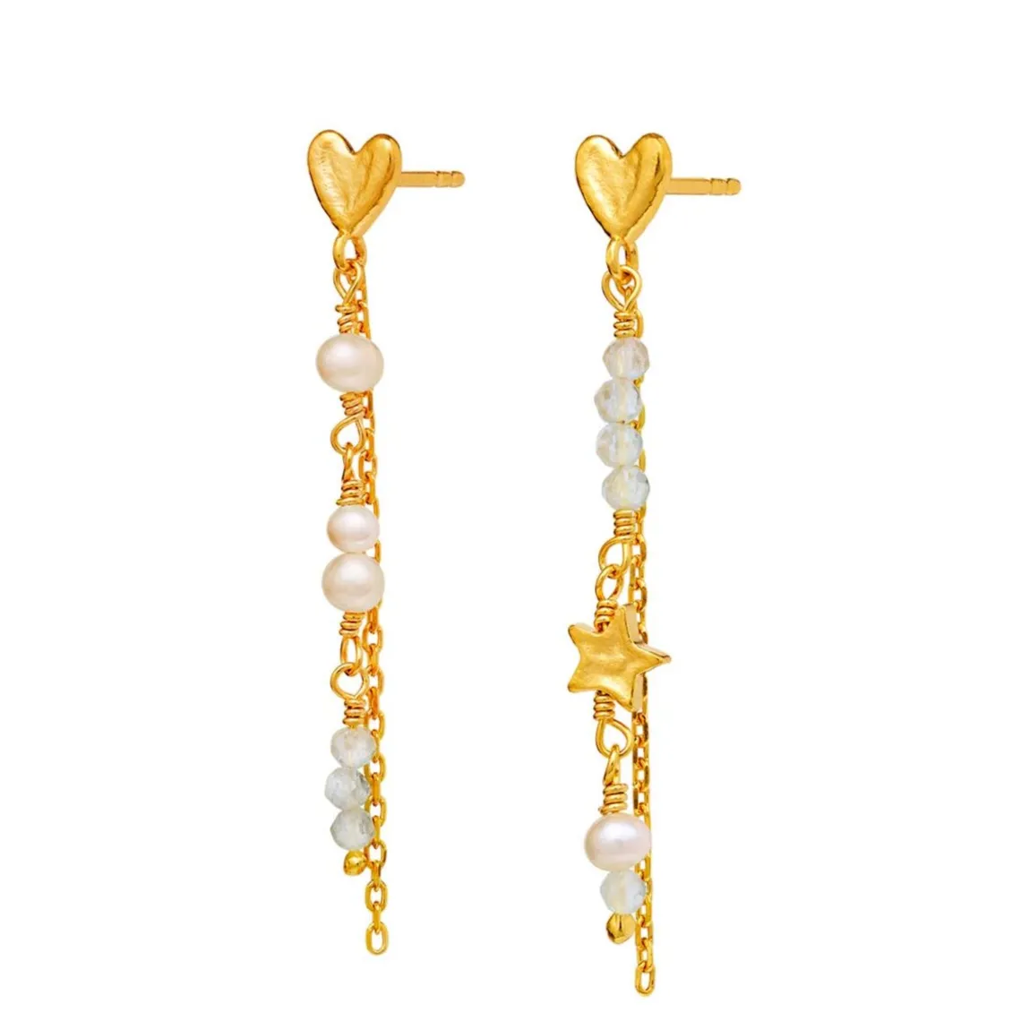 SILMA ØRERINGE | FORGYLDT