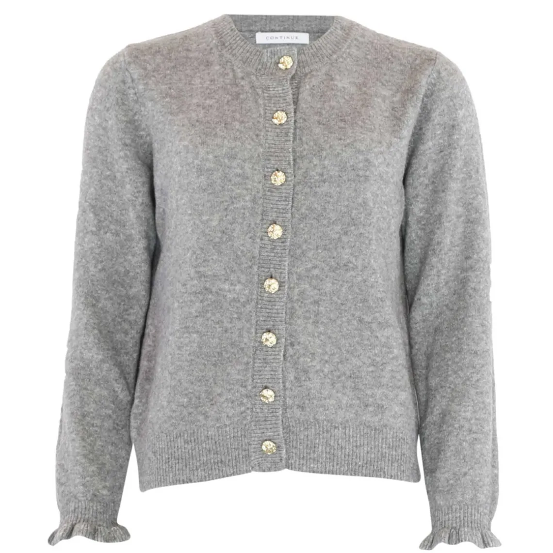 SISSE GOLD CARDIGAN | GREY