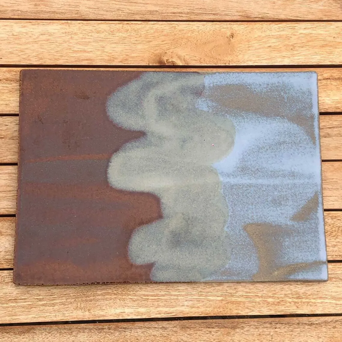 SKÆREBRÆT | BLÅ/BRUN