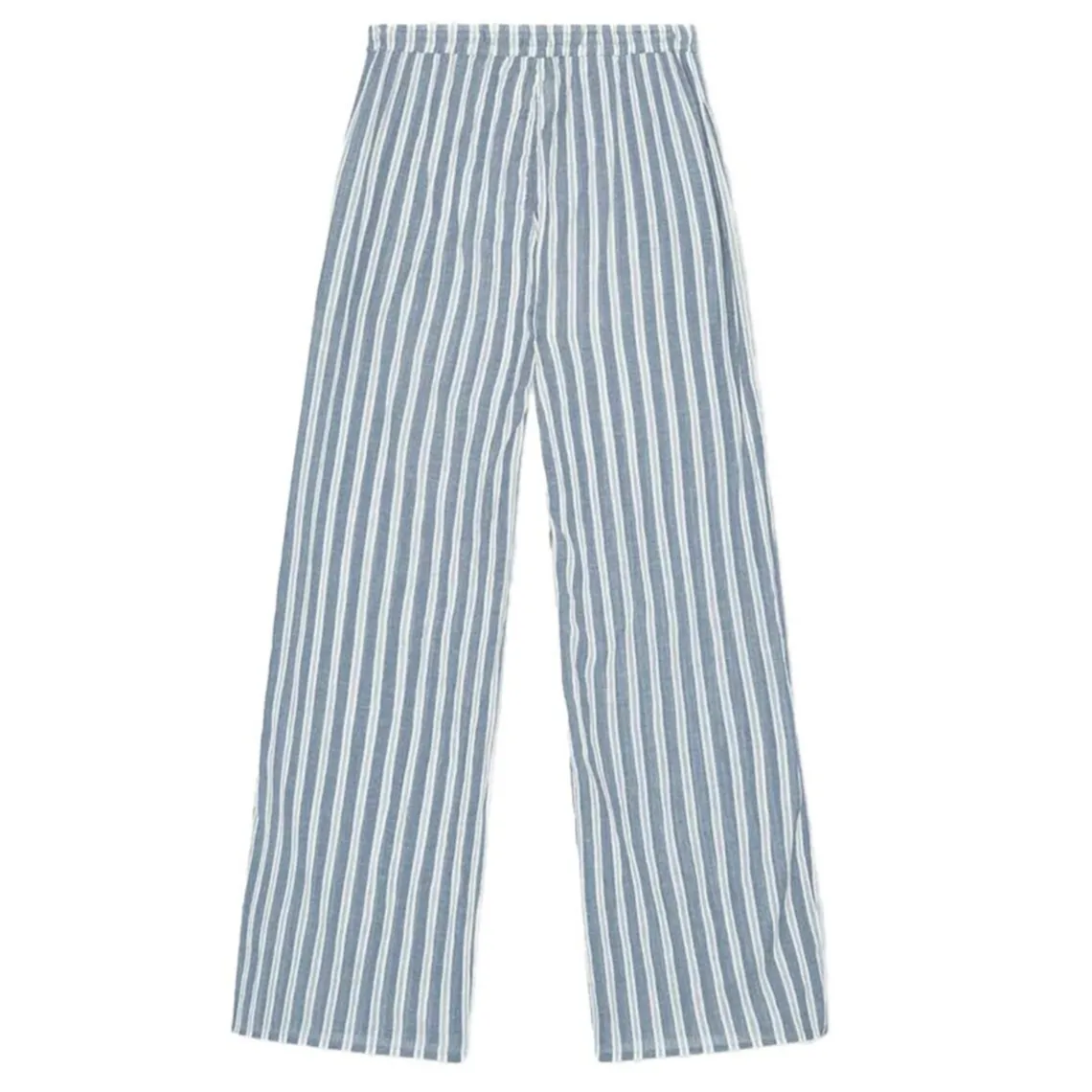 SLOW PANTS STRIPE | SEAA BLUE/ECRU