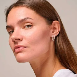 SMALL BALL HOOPS ØRERINGE | SØLV