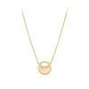 SMALL DAYLIGHT NECKLACE JUSTERBAR 40-46 CM | FORGYLDT