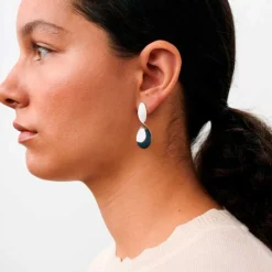 SMALL LA PAUSA EARRINGS | SØLV
