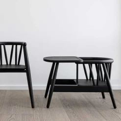 SMILLA BABYSTOL - SORT RØGET EG