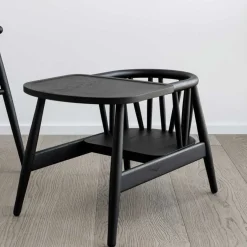 SMILLA BABYSTOL - SORT RØGET EG