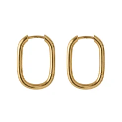 SOFT EDGE HUGGIE ØRERINGE | FORGYLDT