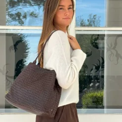 SOFYA SHOULDERBAG | DARK BROWN