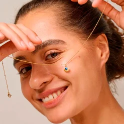 SOLEIL NECKLACE | CORNFLOWER