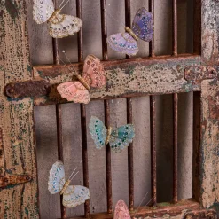 SOMMERFUGL M/CLIPS 10 CM | GUL