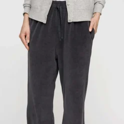 SONJA VELVET PANTS | DARK GREY