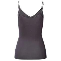 SPAGHETTI TOP I BOMULD | BLACK PEARL