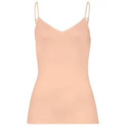 SPAGHETTI TOP I BOMULD | BEIGE