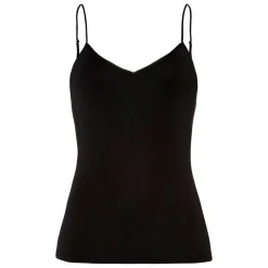 SPAGHETTI TOP I ULD/SILKE | SORT