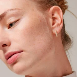 SPARKLING SQUARE 15MM HOOPS | FORGYLDT