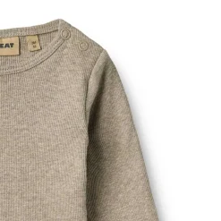 SPENCER RIB BODYSTOCKING | GRAVEL MELANGE