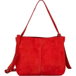 SUEDE FRAYA SMALL BAG | ADRENALINE RED
