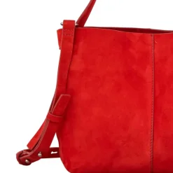 SUEDE FRAYA SMALL BAG | ADRENALINE RED