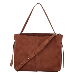SUEDE FRAYA SMALL BAG | BROWN TORTOISE SHELL