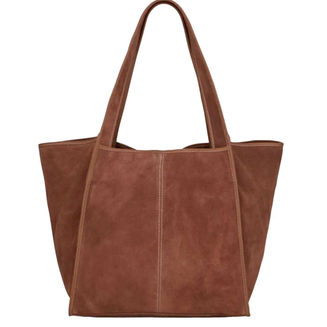 SUEDE LAUREL BAG | BROWN TORTOISE SHELL