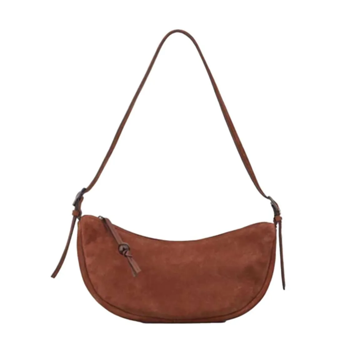 SUEDE VEG TACEY BAG | BROWN TORTOISE SHELL
