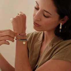 SURPRISE ROSE QUARTZ GARNET BRACELET